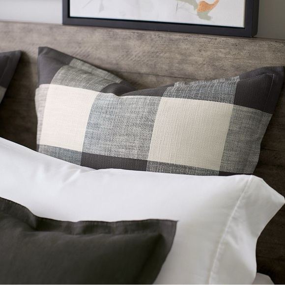Gingham Sham Pillow Case Bryce Check - New- Pottery Barn- Standard - Picture 4 of 6